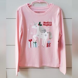 Holiday Time Pink Long Sleeve Shirt